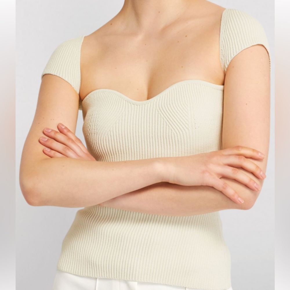 Khaite Ribbed Ista Top